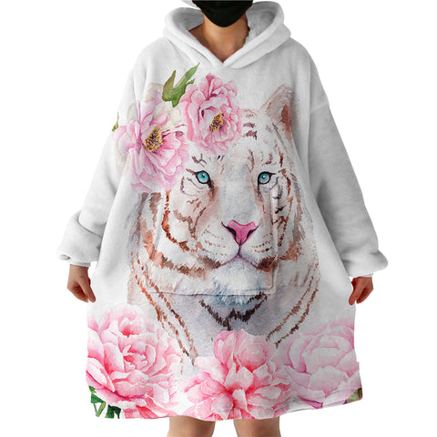 Image of Rosy Tiger SWLF1631 Hoodie Wearable Blanket