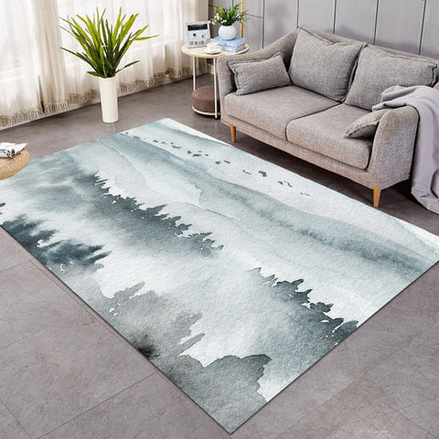 Image of Winter Forest Snow SW0848 Rug