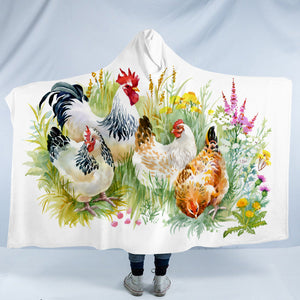 Chicken Pen SW1099 Hooded Blanket