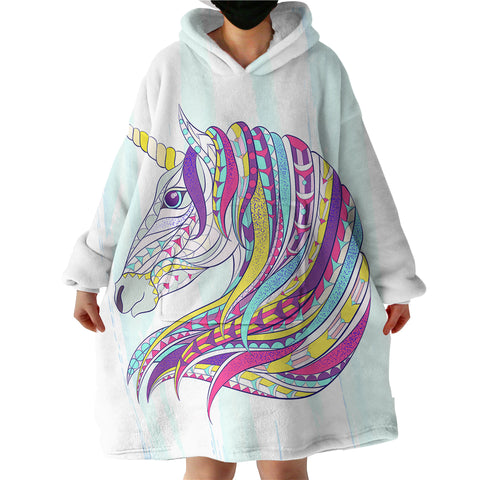 Image of Unicorn SWLF0506 Hoodie Wearable Blanket