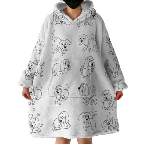 Image of Doggo SWLF2006 Hoodie Wearable Blanket