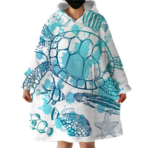 Turtle SWLF0637 Hoodie Wearable Blanket