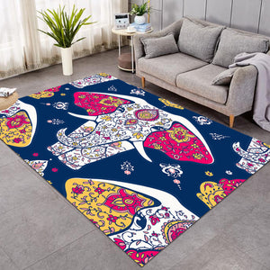 Ritual Elephant Decorated SW1009 Rug