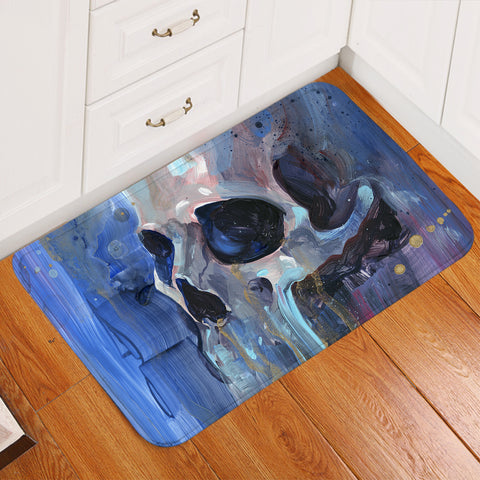 Image of Melting Skull Door Mat