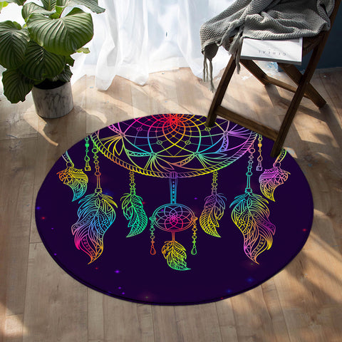 Image of Mystique Mandala SW1494 Round Rug