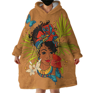 African Grace SWLF0450 Hoodie Wearable Blanket