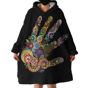 Hand SWLF1996 Hoodie Wearable Blanket