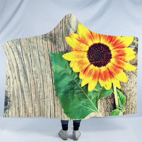 Image of Sunflower SW0828 Hooded Blanket
