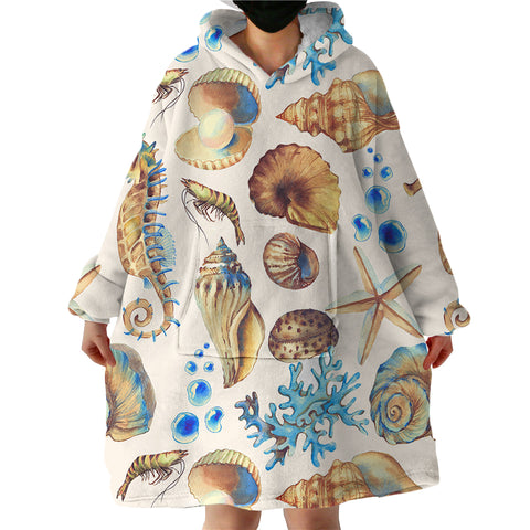 Image of Sea Souvenir SWLF1173 Hoodie Wearable Blanket