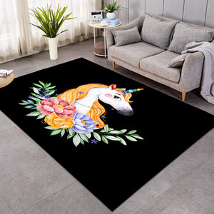 Miss Unicorn Black SW1300 Rug