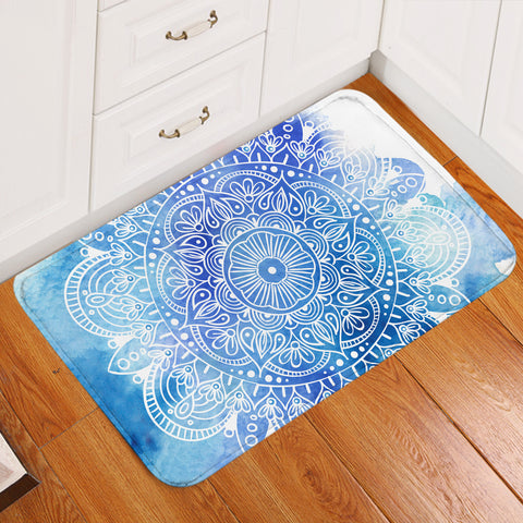 Image of Water Mandala Wheel Door Mat