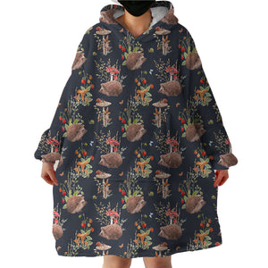 Wild Hedgehog SWLF2331 Hoodie Wearable Blanket