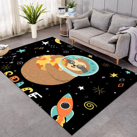 Image of Space Sloth Galaxy SW1629 Rug