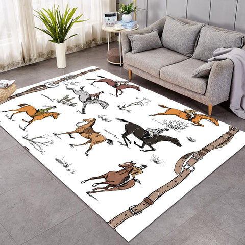 Image of Horse Riders SW0673 Rug