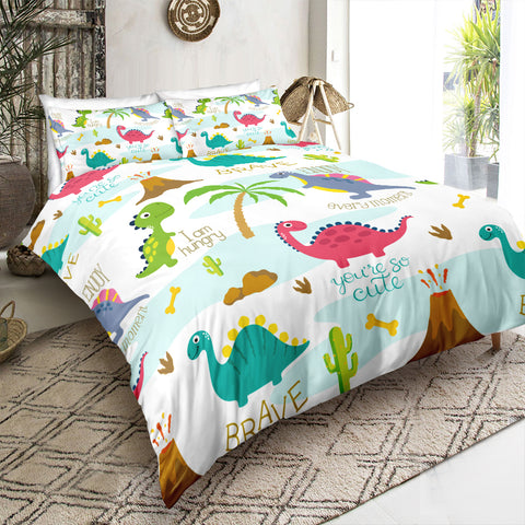 Image of Cute Dinosaur Bedding Set - Beddingify