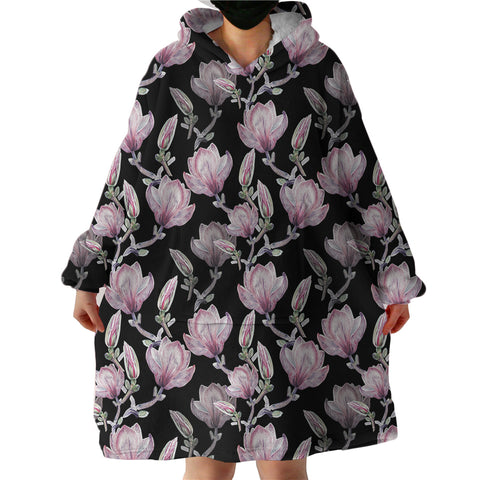 Image of Cherry Blossom SWLF2233 Hoodie Wearable Blanket