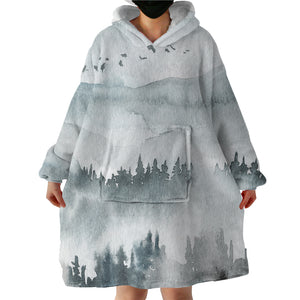 Foggy Mountain SWLF0848 Hoodie Wearable Blanket