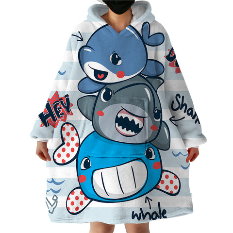 Image of Big Ocean Dudes SWLF0054 Hoodie Wearable Blanket