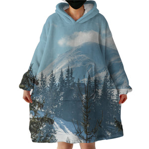 Snow Landscape SWLF2252 Hoodie Wearable Blanket