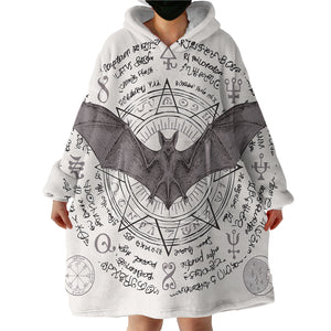 Satanic Bat SWLF1200 Hoodie Wearable Blanket