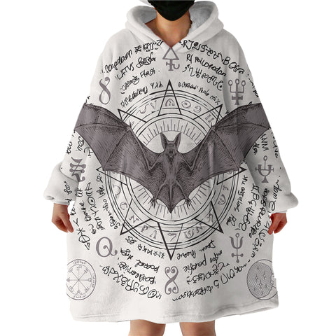 Image of Satanic Bat SWLF1200 Hoodie Wearable Blanket
