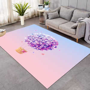 Purples Flowers Balloon SW1191 Rug