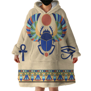 Sacred Beetle Keys SWLF3008 Hoodie Wearable Blanket