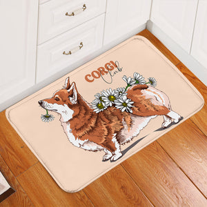 Chubby Corgi Door Mat