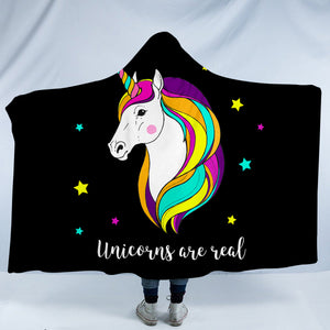 Starry Unicorn SW0844 Hooded Blanket