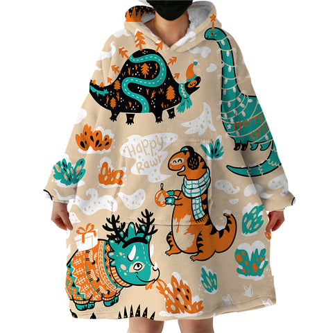Cozy Dino SWLF0876 Hoodie Wearable Blanket