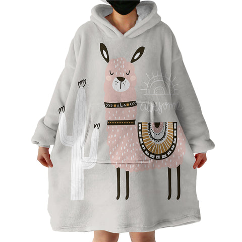 Image of Awesome Llama SWLF1904 Hoodie Wearable Blanket