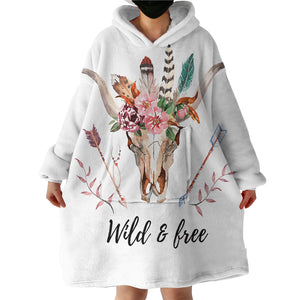 Wild & Free Trophyhead SWLF1188 Hoodie Wearable Blanket