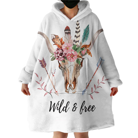 Image of Wild & Free Trophyhead SWLF1188 Hoodie Wearable Blanket
