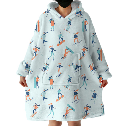 Image of Winter Sports SWLF0535 Hoodie Wearable Blanket