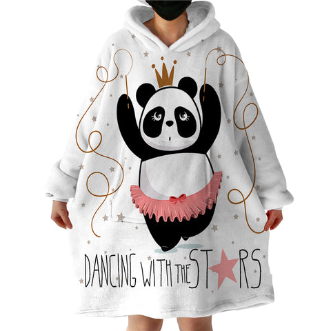 Image of Star Panda SWLF0056 Hoodie Wearable Blanket