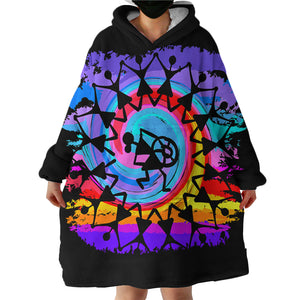 Communal Dance SWLF0536 Hoodie Wearable Blanket