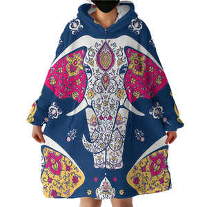 Ritual Elephant SWLF1009 Hoodie Wearable Blanket