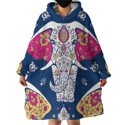 Image of Ritual Elephant SWLF1009 Hoodie Wearable Blanket