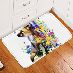 Painted Garden Puppy Door Mat