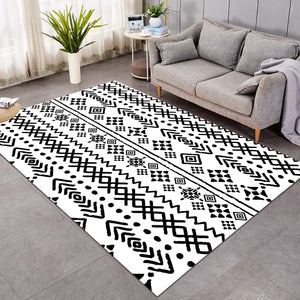 African Signs & Lines SW0488 Rug