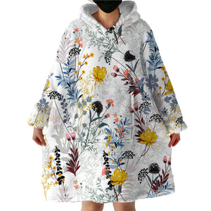 Wild Plants SWLF0645 Hoodie Wearable Blanket