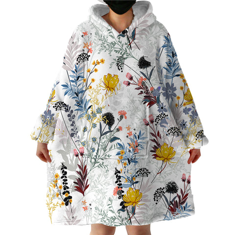 Image of Wild Plants SWLF0645 Hoodie Wearable Blanket