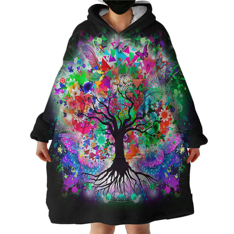 Image of Tree Of Life SWLF1198 Hoodie Wearable Blanket