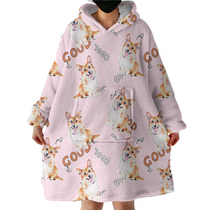 Good Corgi SWLF1659 Hoodie Wearable Blanket