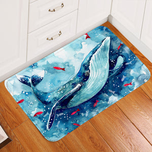 Titanical Blue Whale Door Mat