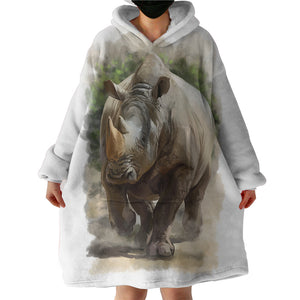 Stocky Rhino SWLF2700 Hoodie Wearable Blanket