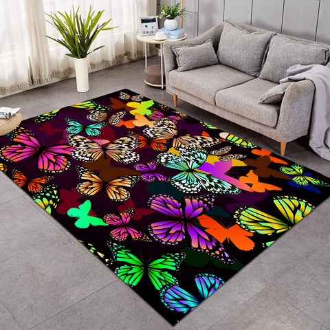 Image of Beautiful Camouflage Butterflies SW0981 Rug