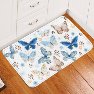 Mild Butterflies Door Mat