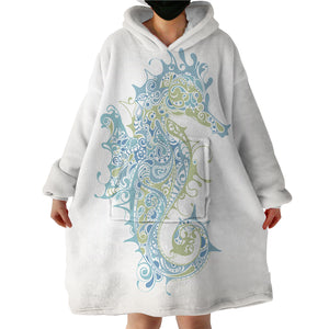 Seahorse SWLF0079 Hoodie Wearable Blanket