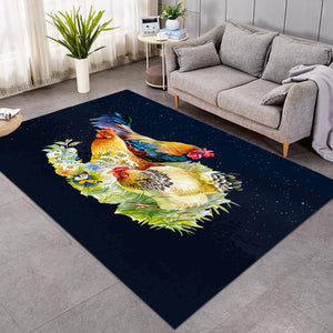 Chickens Starry SW1193 Rug